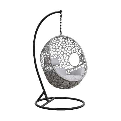 Висящ ратанов стол с възглавница My Garden RH-59 / 84х90х118см
