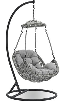Висящ ратанов стол с възглавница My Garden RH-35 / 72х90х120см