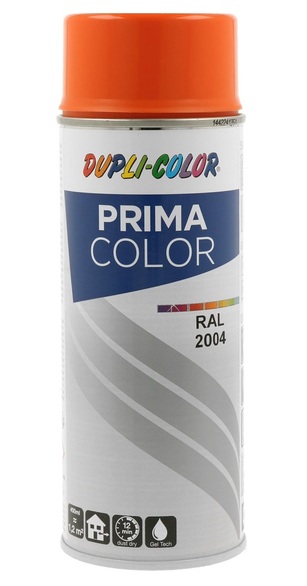 Спрей боя Dupli Color Prima RAL 2004 оранжева 400мл