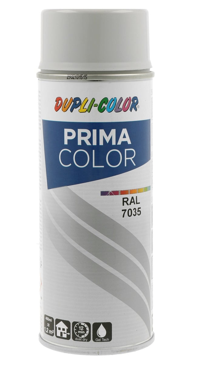 Спрей боя Dupli Color Prima RAL 7035 светлосиво 400мл