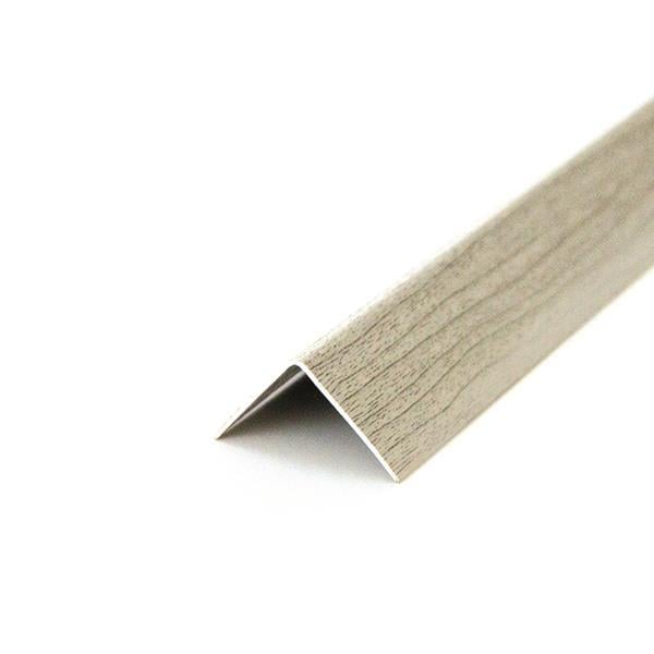 PVC V-профил 253 Сива Ела 40x40мм 2.7м