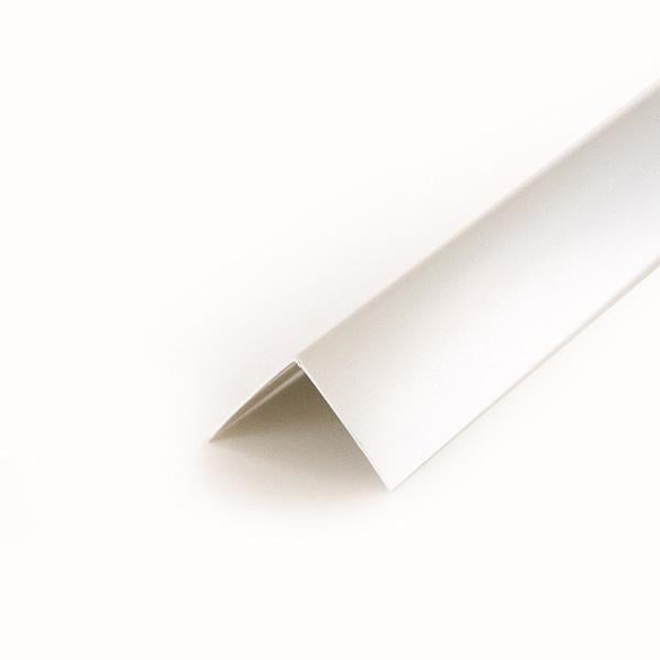 PVC V-профил 001 Бял 30x30мм 2.7м