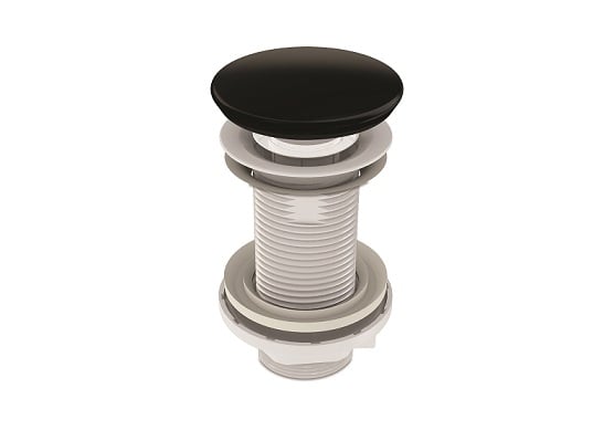 Витло без преливник Click-clack 1 1/4" черно
