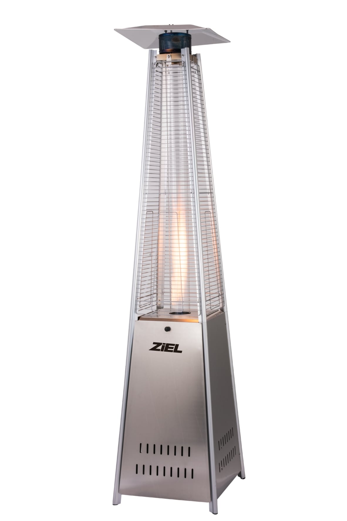Газова печка пирамида Ziel LQ-801 Инокс 13.5 kW
