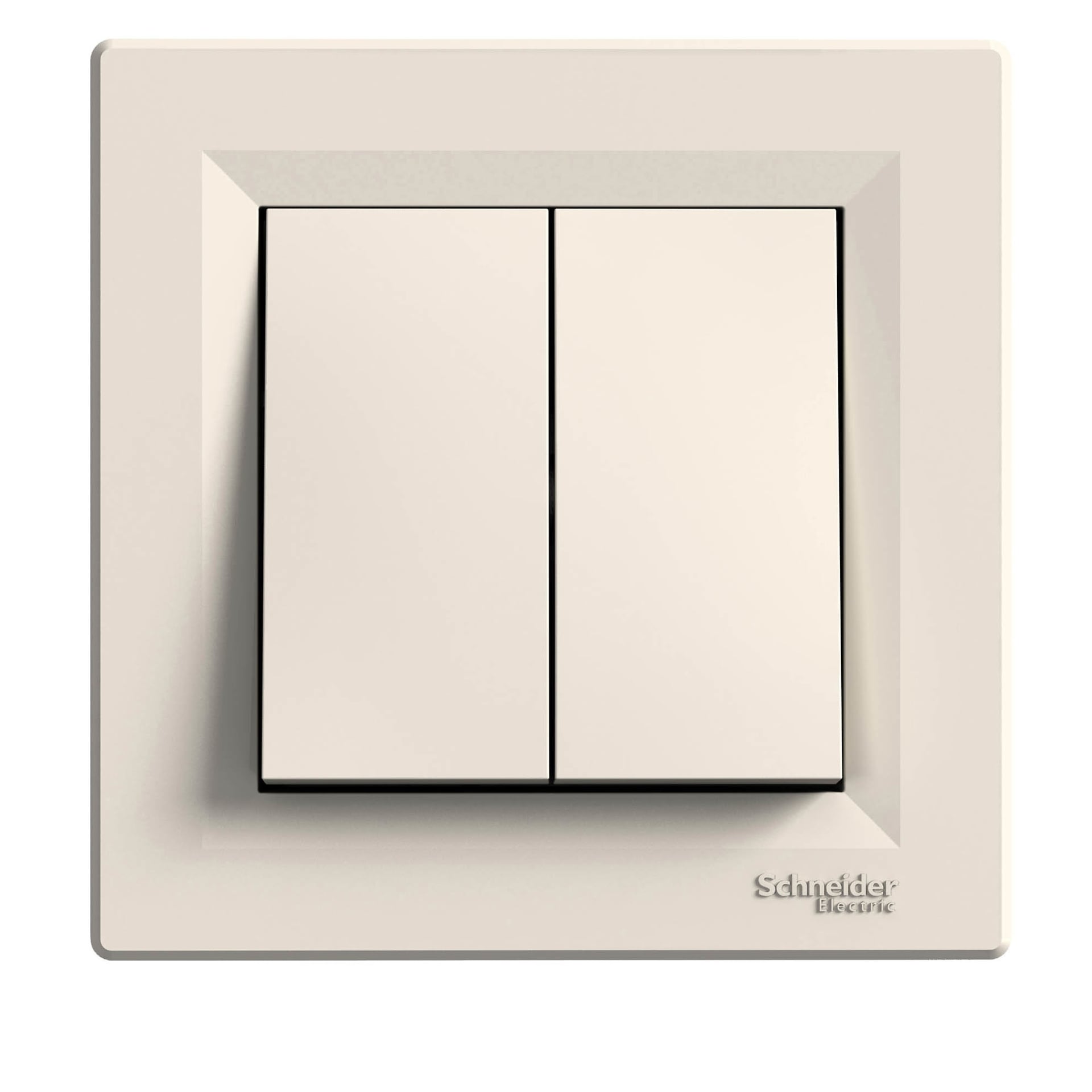 Двоен девиаторен ключ Schneider Asfora EPH0600123 крем 