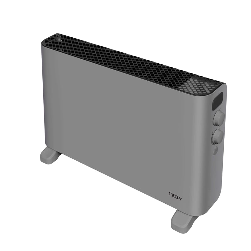 Подов конвектор Tesy CN 207 ZF G сив 2000 W