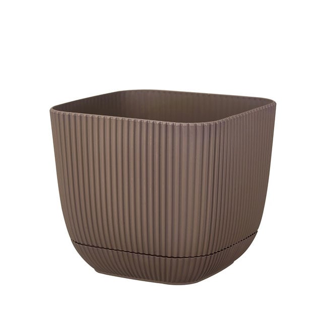 Квадратна саксия 15x15xh13см 1.8л тера