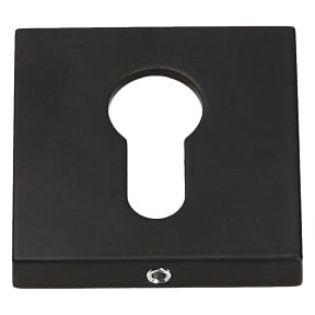 Квадратни розетки секретен ключ Gamet Black Matt 2 броя