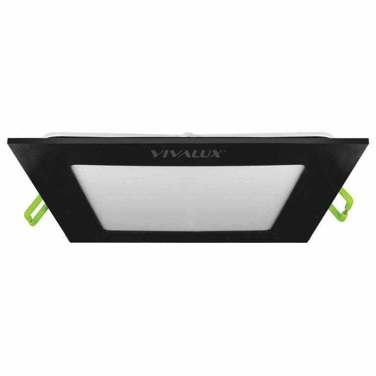 LED панел за вграждане квадрат Grid 6W BK/CL 4000K черен 