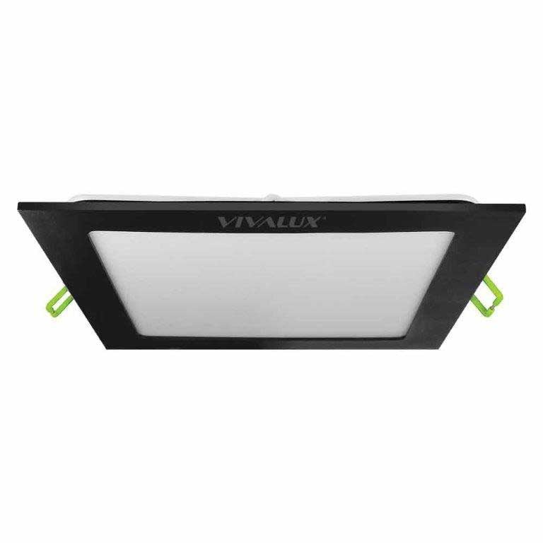 LED панел за вграждане квадрат Grid 12W BK/CL 4000K черен 