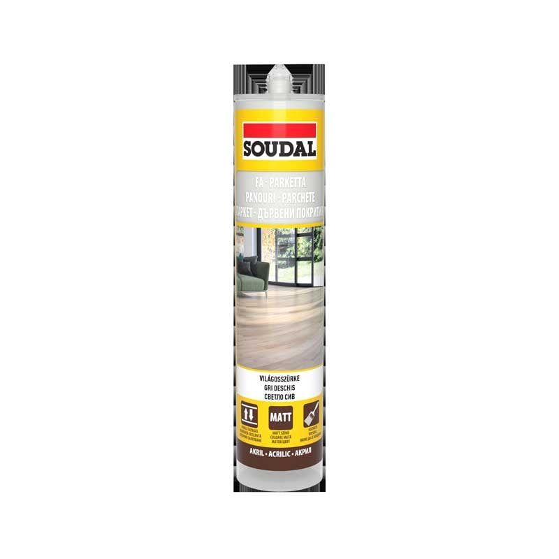 Паркетен уплътнител Soudal светлосив 310мл