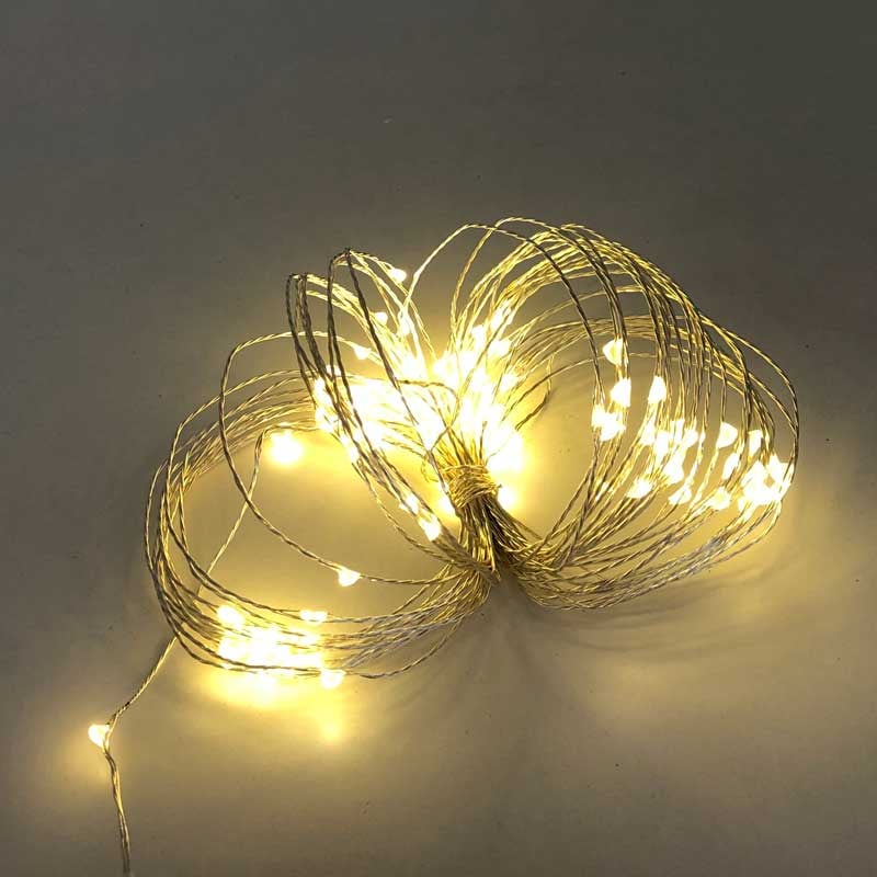 Гирлянд Купър 100 LED топла светлина 10м / IP44