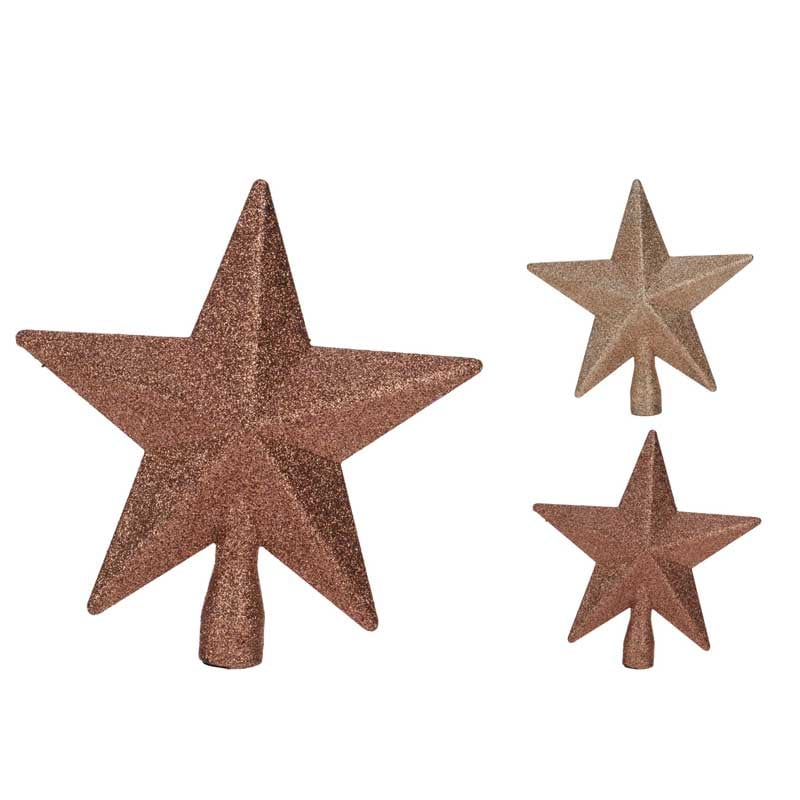 Връх за елха Star 19см злато