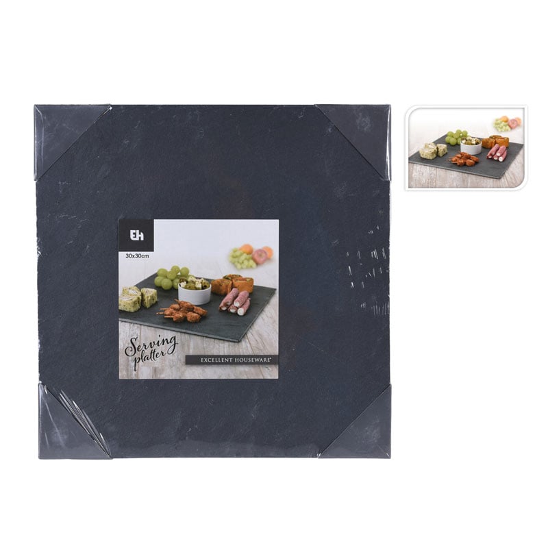 Дъска за сервиране Slate 30x30 см