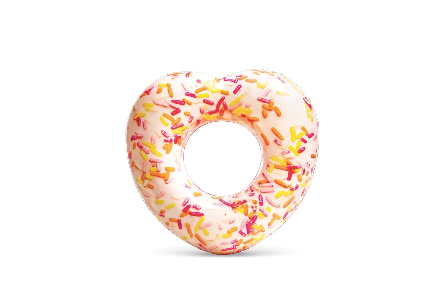 Надуваем пояс Intex Donut Heart Tube 56253NP 104х99см