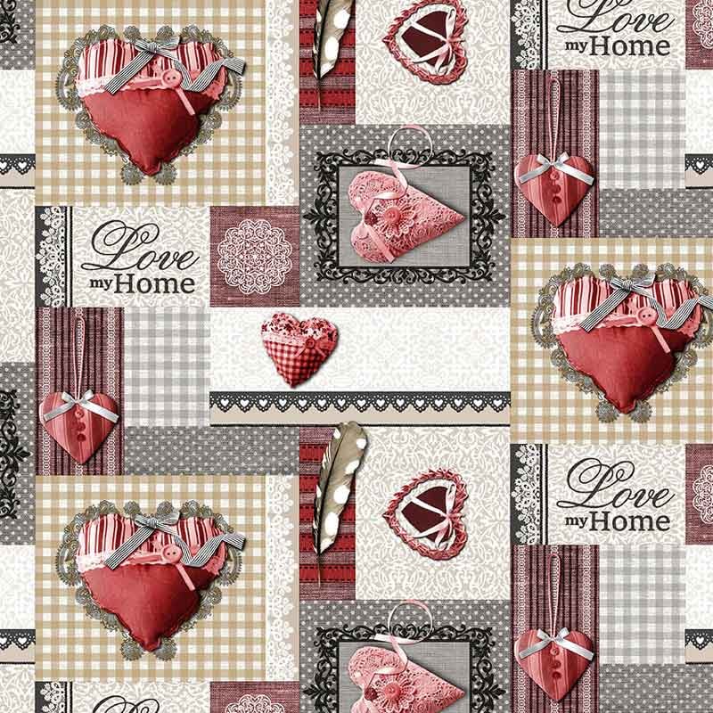Мушама Фантастик 1056-3 Love my home / 140см