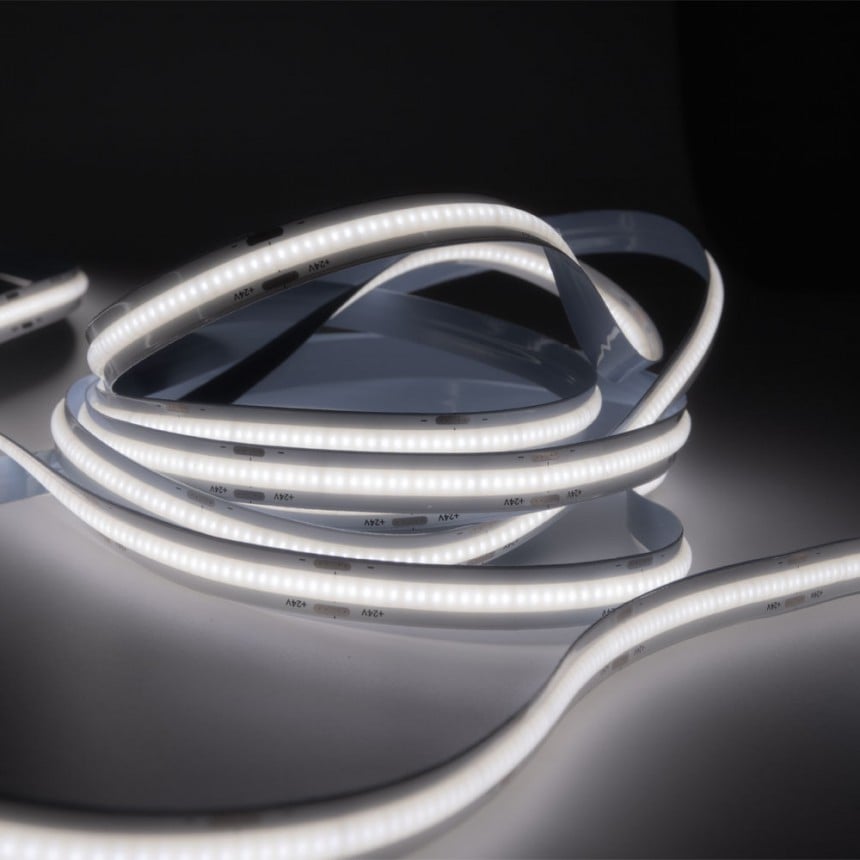LED лента COB Lightex 13.6W/м 10мм неутрално бяла 5м