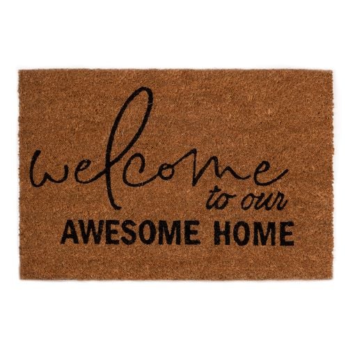 Изтривалка кокос Welcome to our awesome Home TP 13037 / 40х60см