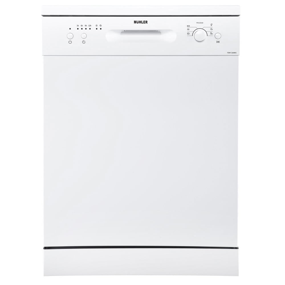 Свободностояща съдомиялна Muhler FDW1260WE / 60см