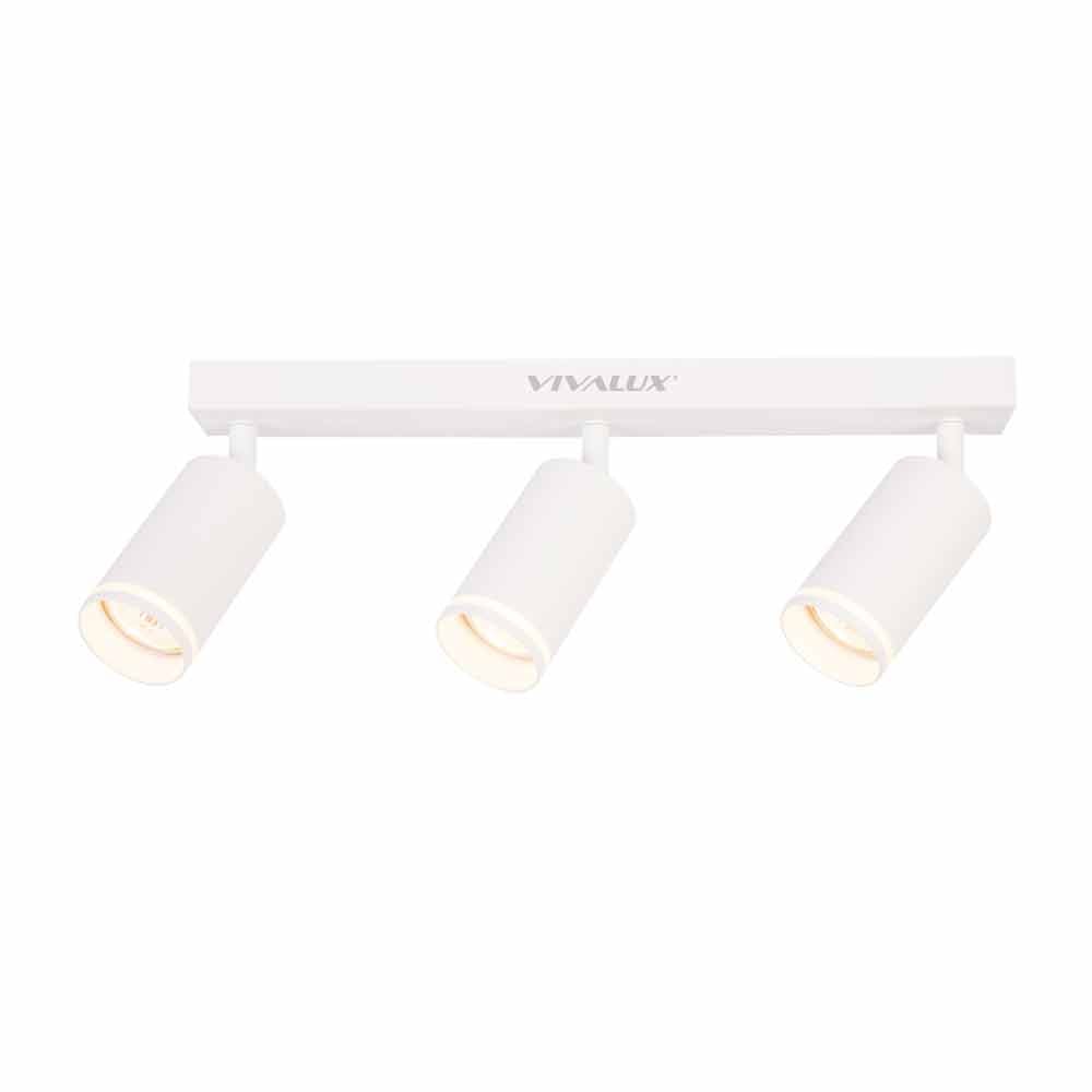 Линеен спот за таван Vivalux SP733-3L WH KING GU10 3x35W бял