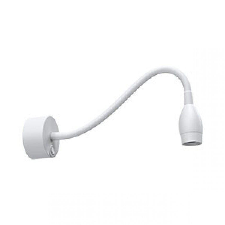 LED аплик с чупещо рамо Lightex Zion бял 3W 4000K с ключ