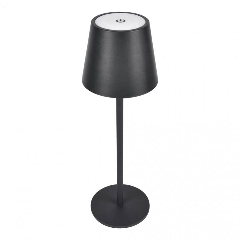 LED настолна лампа с батерия Lightex Noto DC 5V 3W Touch+USB антрацит 