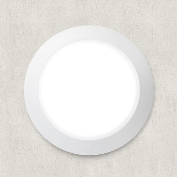 Плафон Lightex Berta Fumagalli 1xЕ27 бял IP66