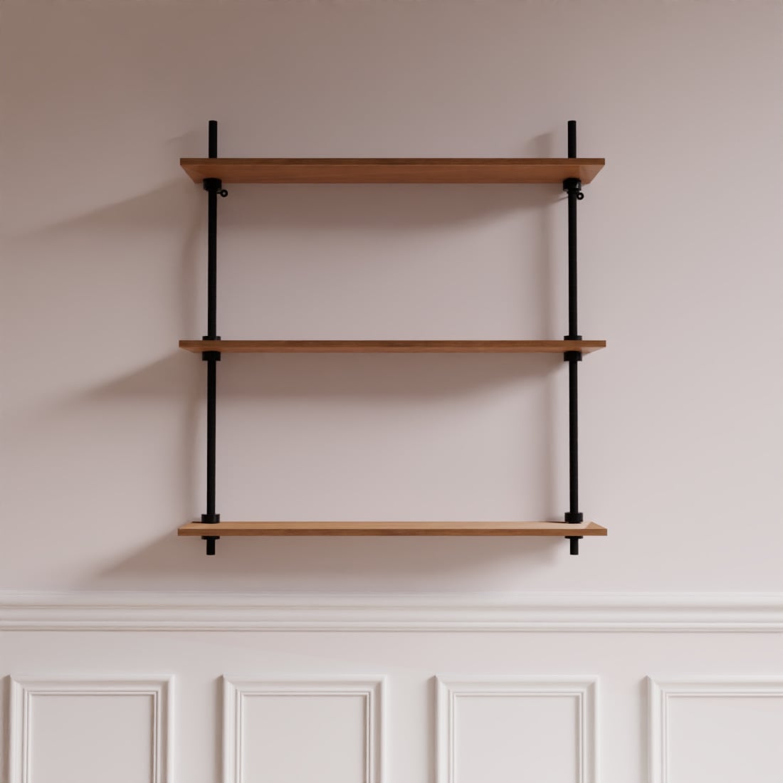 Стелаж метал + ЛПДЧ Deco Estanteria pared 92,5x85x17,5см / до 30кг на рафт