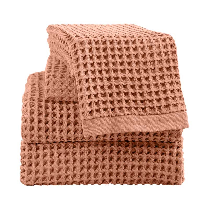 Хавлиена кърпа Dilios Waffle 70/140см праскова