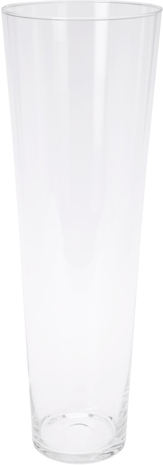 Ваза стъкло Conical 17x50 см