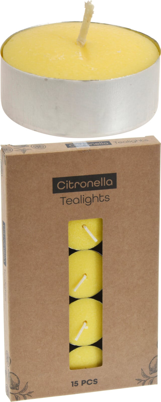 Чаени свещи Citronella 15 броя