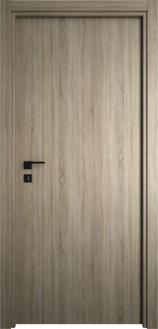 Интериорна врата Standard Дъб сонома 77х200см с регулируема каса 
