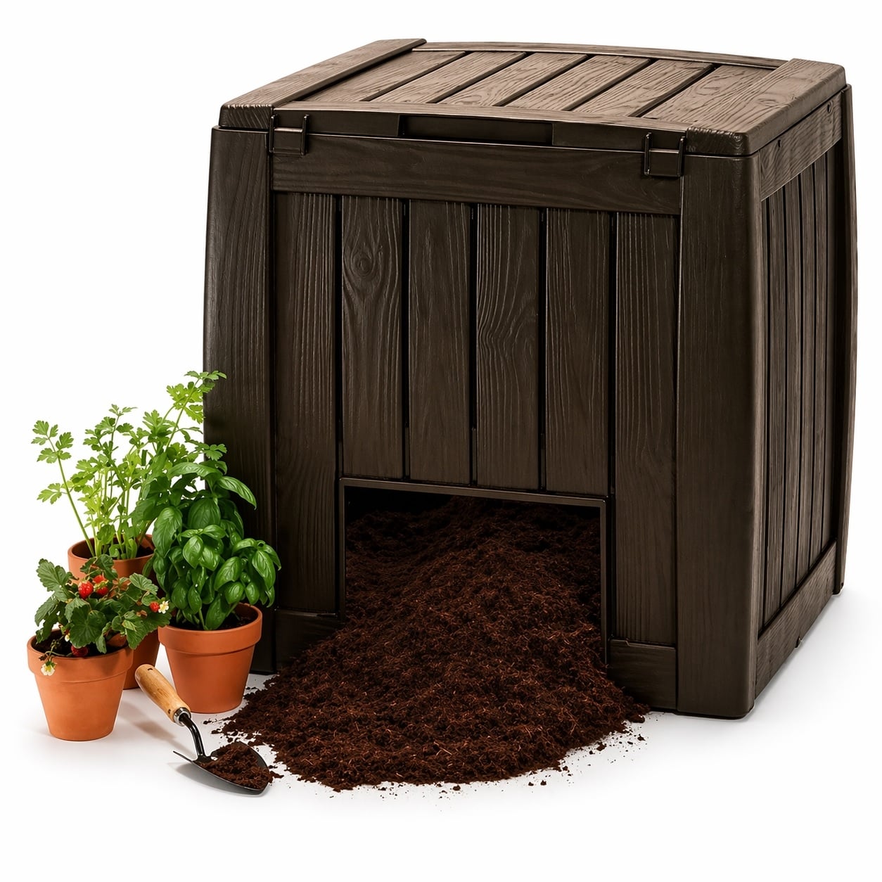 Компостер Keter Deco 231600 / 340 л / 72х69,5х74см