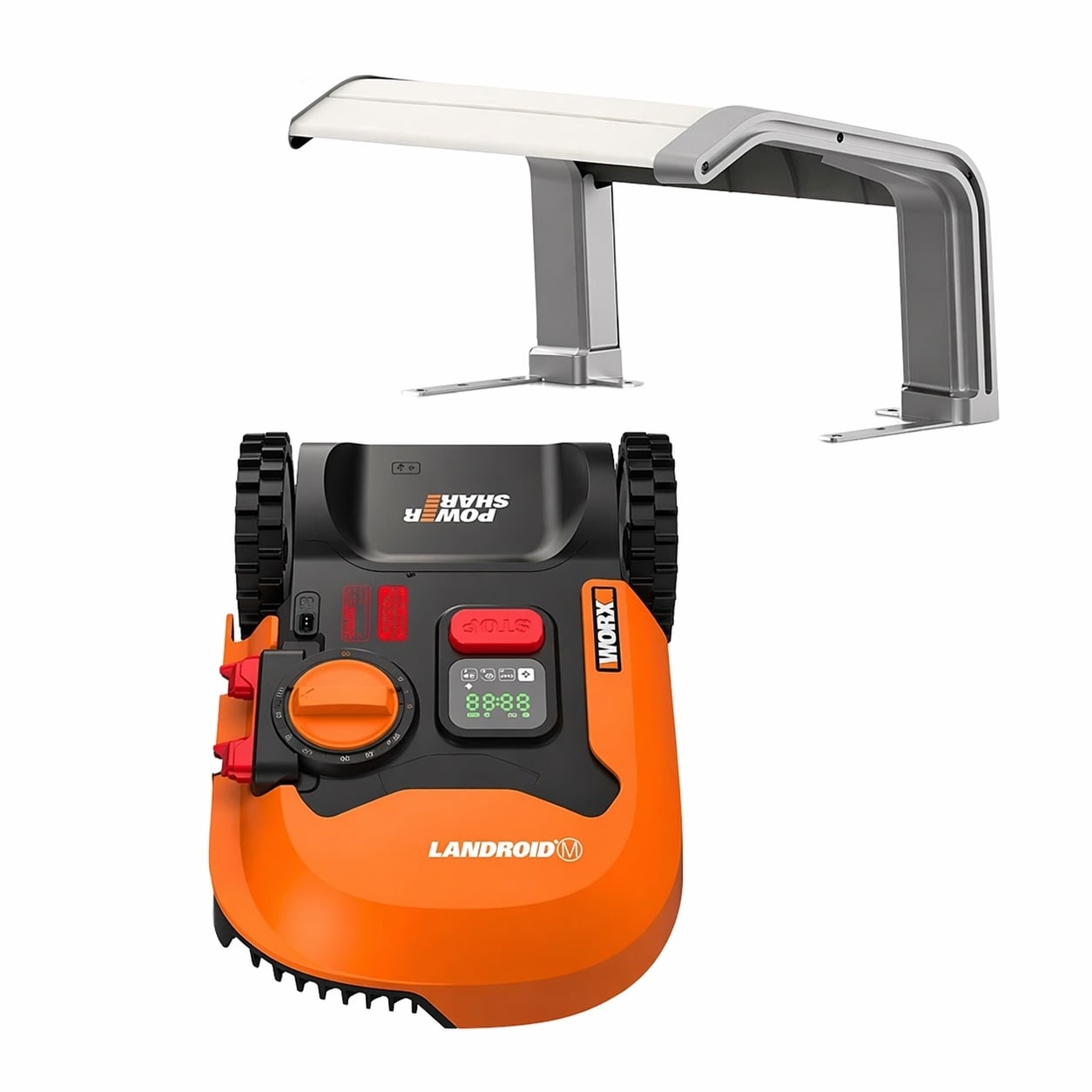 Комплект косачка робот Worx Landroid WR141E 500м2 с гараж WA0194 