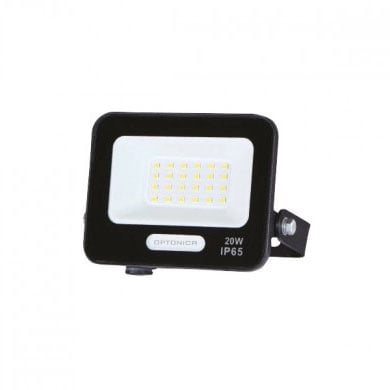 LED прожектор Optonica черен 20W 6000K IP65