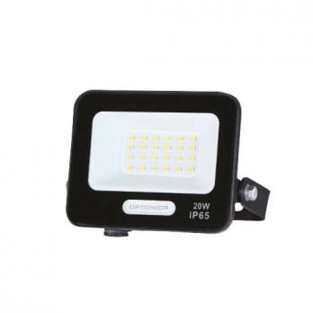 LED прожектор Optonica черен 20W 4000K IP65