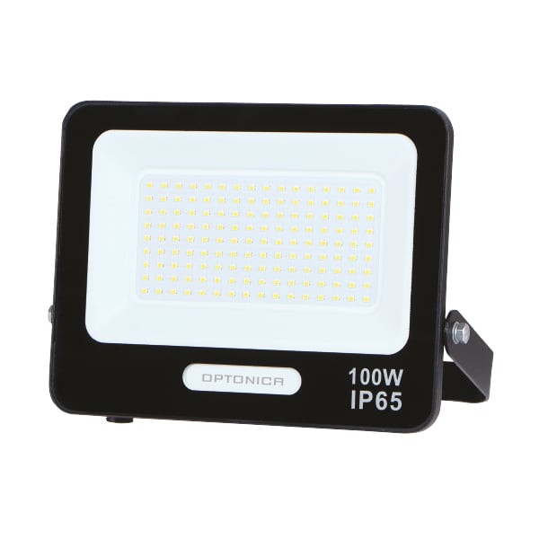 LED прожектор Optonica черен 100W 4000K IP65 