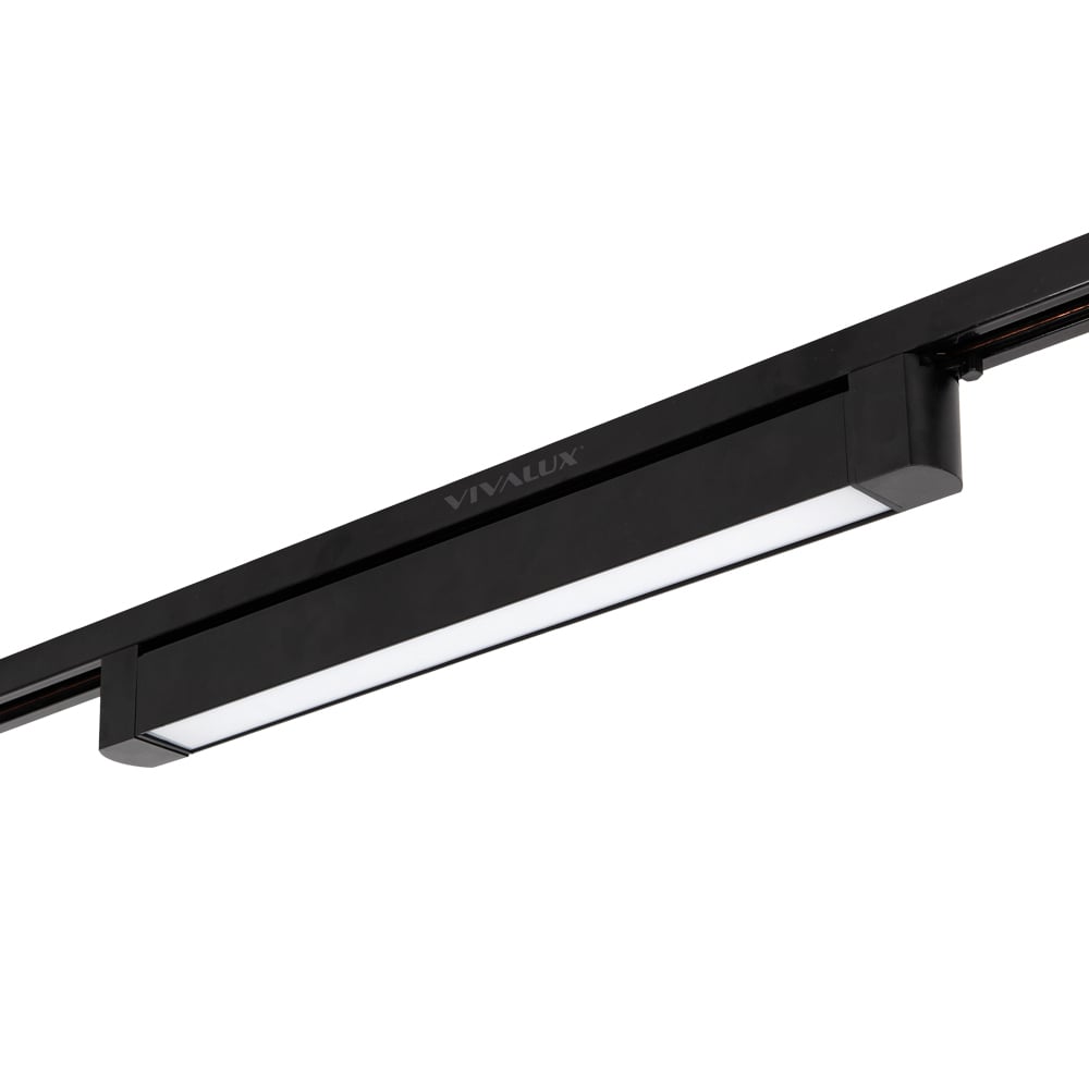 Линейно LED тяло за релсов монтаж DRAX LED 30W BK/CL-4000K