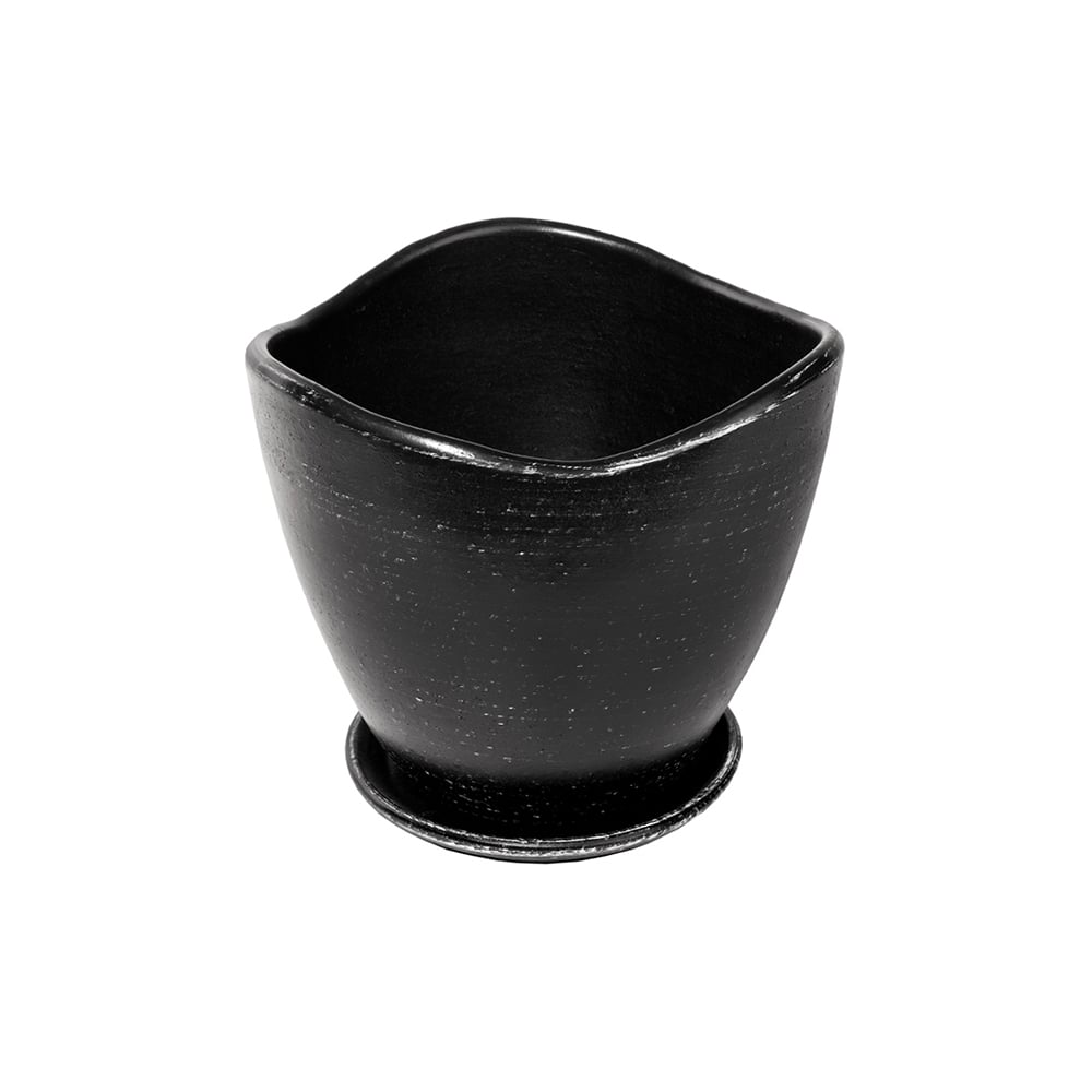Саксия Frosty Sсhiny Black ø21x20см черна