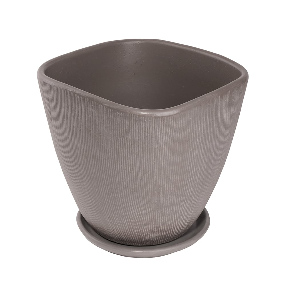 Саксия Cloudy Grey 36xH31см сива