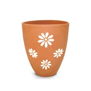 Саксия My Garden Terracotta/Pure White 26x31см
