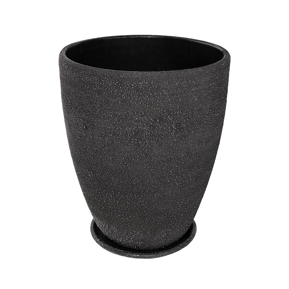 Саксия Antique Black ø32x39см черна