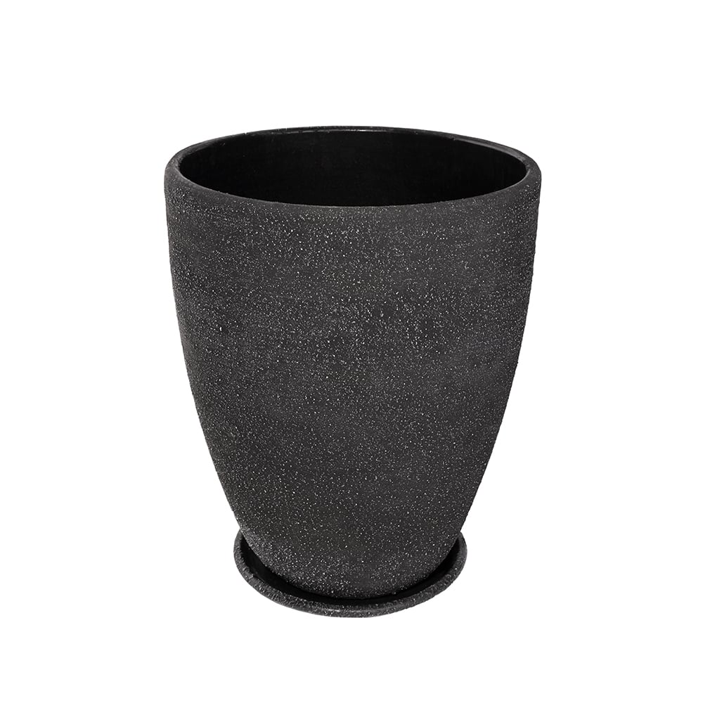 Саксия Antique Black ø26x31см черна