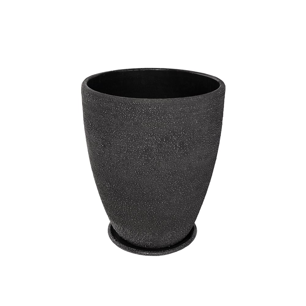 Саксия Antique Black ø20x25см черна