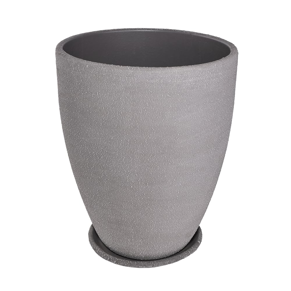Саксия Antique Grey ø39x50см сива