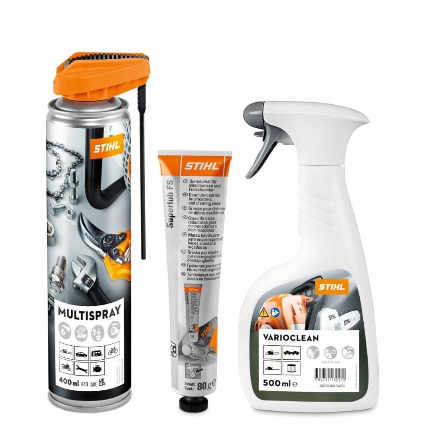 Комплект за почистване и поддръжка STIHL Care & Clean Kit FS Plus / 3 части