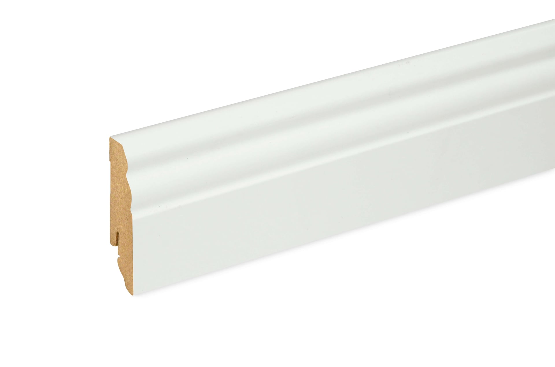 MDF перваз FU073L1 FOFA015 бял 240см