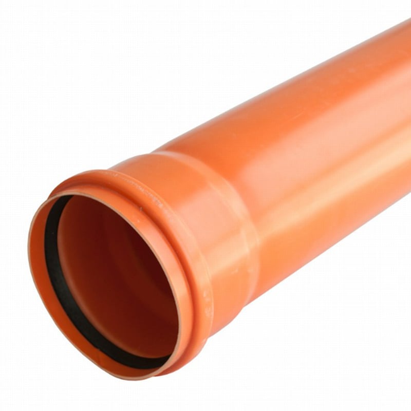 PVC тръба Valdom ø110х2,2мм с муфа 0,50м