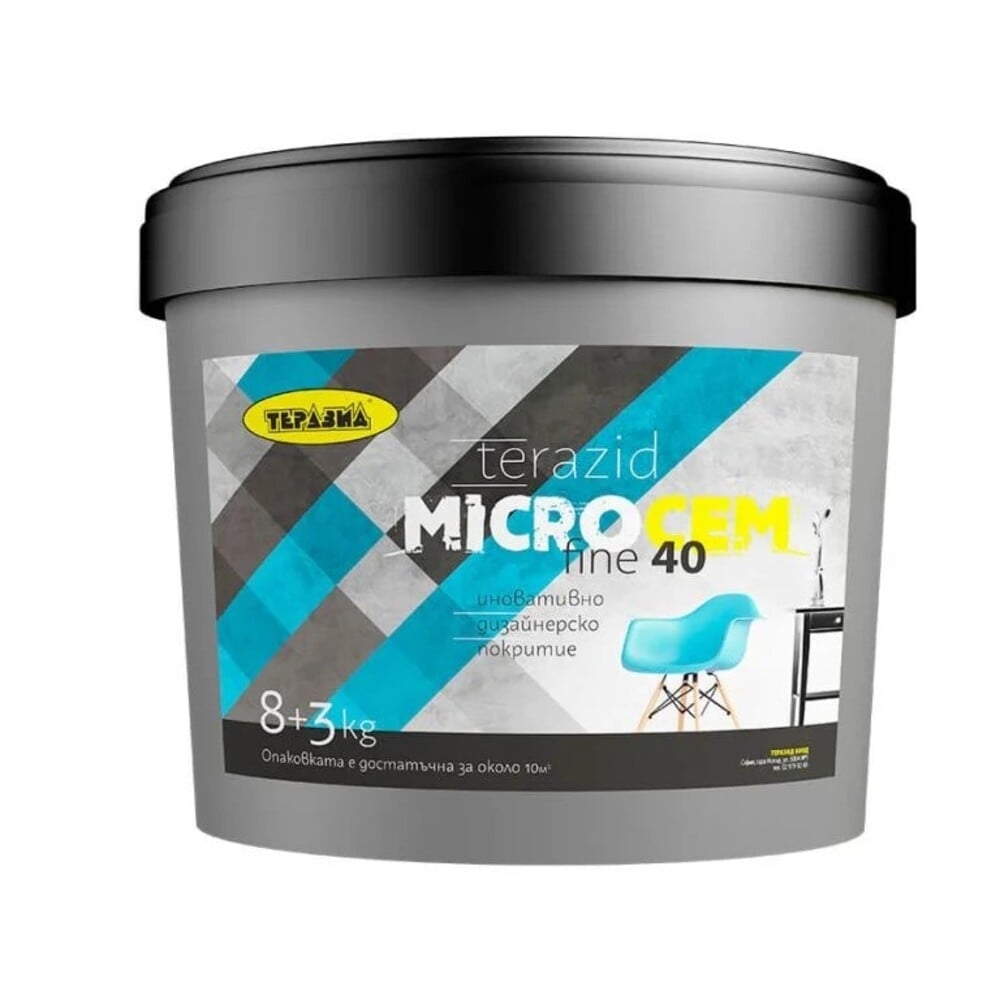 Декоративно покритие Micro Cem Fine 40 / 11кг