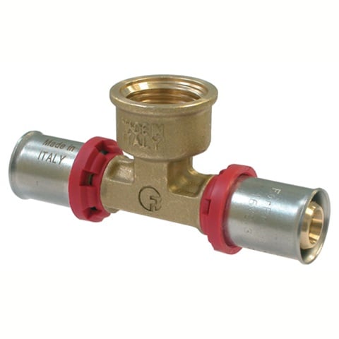 Прес-тройник Fornara ø20х1/2" Ж х 20мм